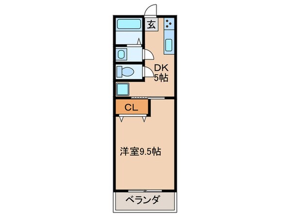 紅屋ビルの物件間取画像